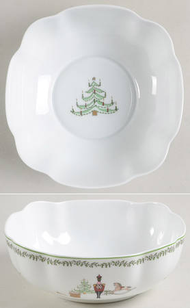 Grenadiers Large Lobed Bowl by Bernardaud