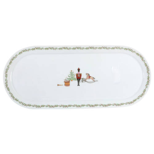 Grenadiers Oblong Cake Plate by Bernardaud