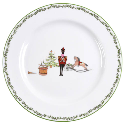 Grenadiers Dessert/Pie Plate by Bernardaud