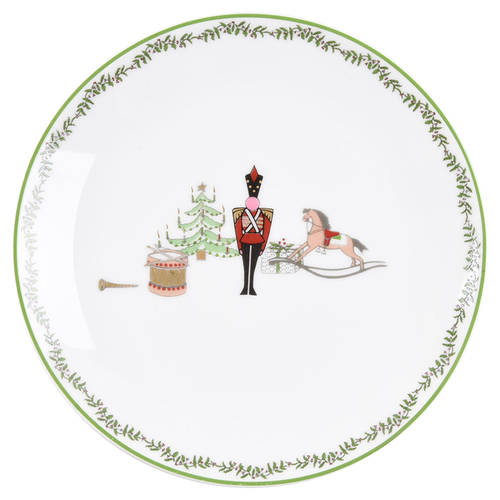 Grenadiers Canape Plate by Bernardaud
