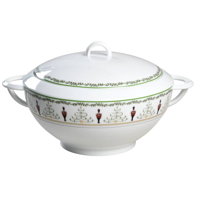 Grenadiers Tureen &  Lid by Bernardaud