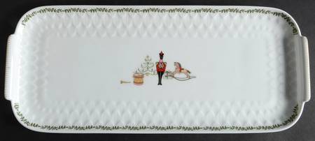 Grenadiers 15" Oblong Cake Plate by Bernardaud