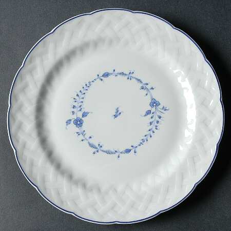 Hortense Blue (Blue Trim) Salad Plate
