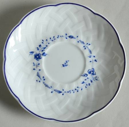 Hortense Blue (Blue Trim) Saucer for Demitasse Cup