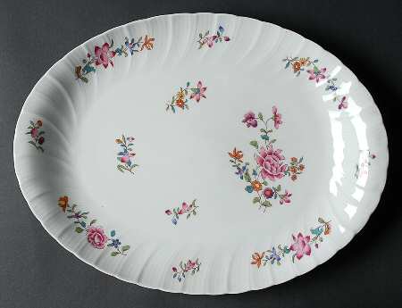 Lowestoft 13" Oval Serving Platter
