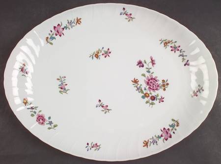 Lowestoft 15" Oval Serving Platter