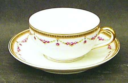 The Melrose Footed Cup & Saucer Set