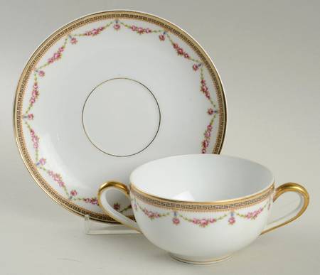 The Melrose Flat Bouillon Cup & Saucer
