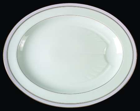 Pergolese Rose 17" Oval Serving Platter