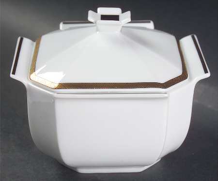 Prince Noir Sugar Bowl & Lid by Bernardaud