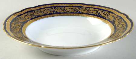 Vendome Cobalt Blue Large Rim Soup Bowl