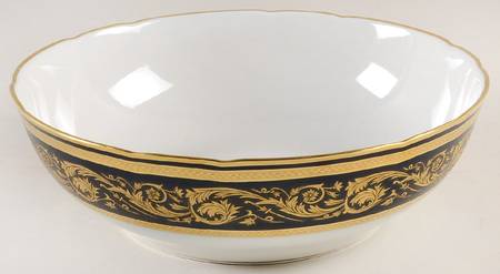 Vendome Cobalt Blue 9" Round Vegetable Bowl