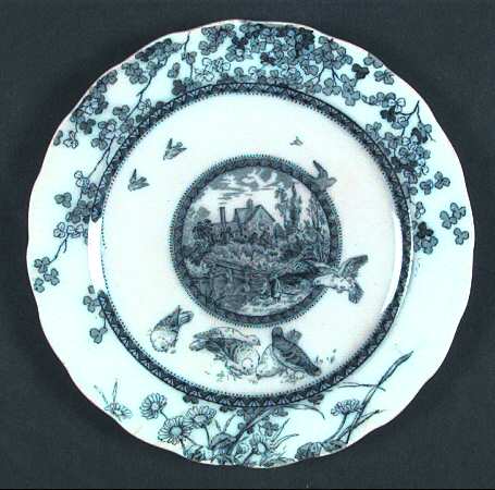 Woodland Blue Luncheon Plate