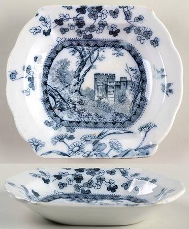 Woodland Blue 5" Sweet Meat Dish