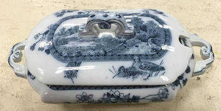 Woodland Blue Tureen & Lid