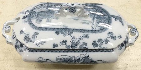 Woodland Blue Tureen &  Lid