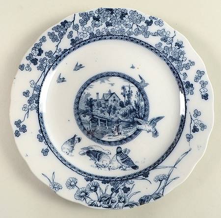 Woodland Blue Salad Plate