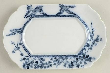 Woodland Blue Underplate for Gravy Boat