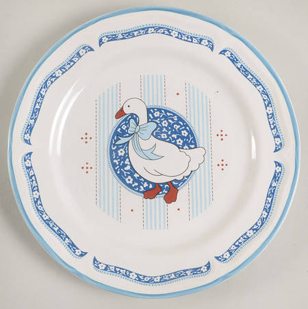 Blue Goose Salad Plate