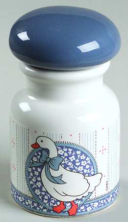 Blue Goose Spice Jar Set Individual Jar & Lid