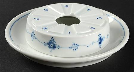 Blue Traditional (No Trim) (2 Piece) Cigar Ashtray