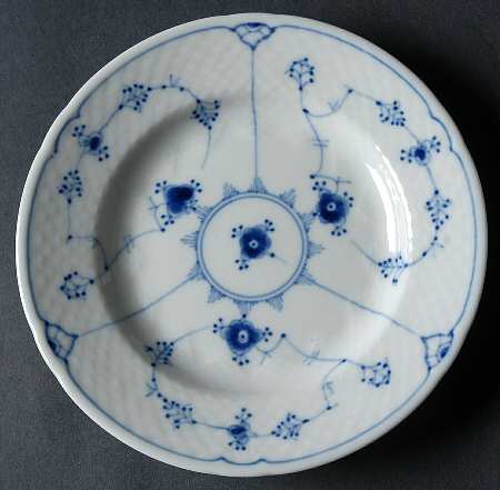 Blue Traditional (No Trim) Bread & Butter Plate