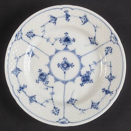 Blue Traditional (No Trim) Bread & Butter Plate