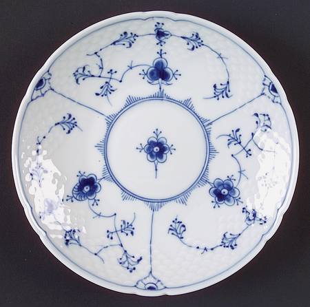 Blue Traditional (No Trim) Saucer for Breakfast Cup