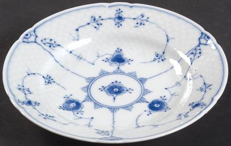 Blue Traditional (No Trim) Rim Fruit/Dessert (Sauce) Bowl