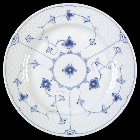 Blue Traditional (No Trim) Large Dinner Plate