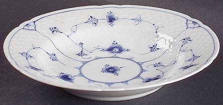 Blue Traditional (No Trim) Rim Soup Bowl
