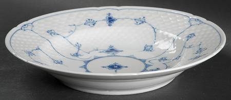 Blue Traditional (No Trim) Rim Soup Bowl