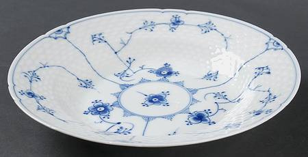Blue Traditional (No Trim) Rim Soup Bowl