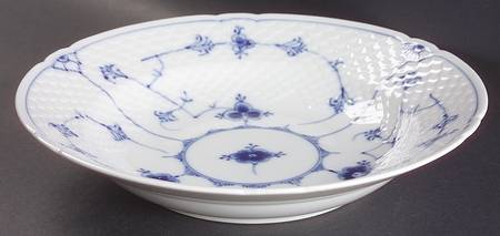 Blue Traditional (No Trim) Large Rim Soup Bowl