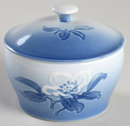 Christmas Rose Sugar Bowl & Lid