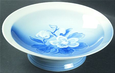 Christmas Rose Round Compote (Height X Width)