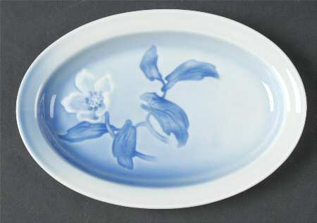 Christmas Rose Silver Tray