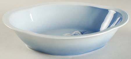 Christmas Rose 9" Oval Vegetable Bowl