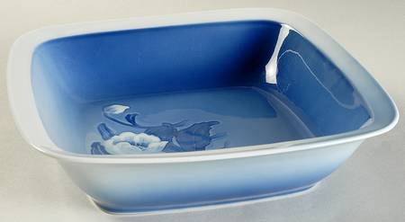 Christmas Rose Square Salad Serving Bowl