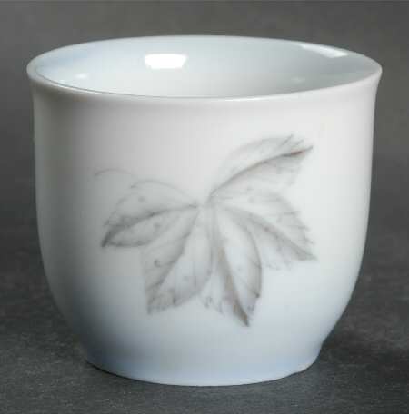 Falling Leaves Sake Cup by Bing & Grondahl