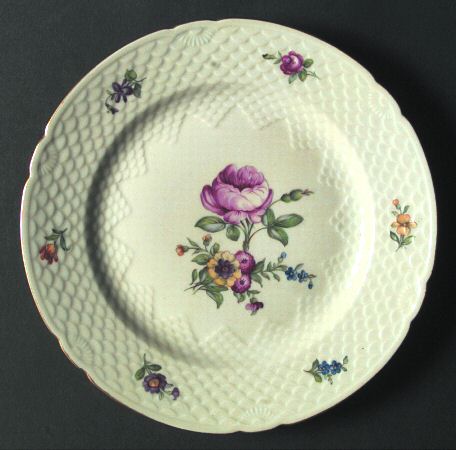 Saxon Flower (Cream Background) by Bing &amp; Grondahl