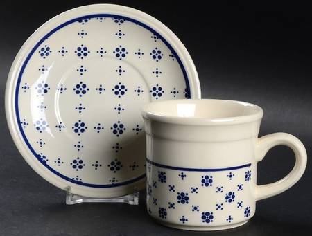 BIL1 Flat Cup & Saucer Set
