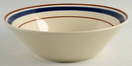 Cirque Blue 9" Round Vegetable Bowl