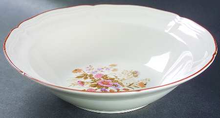 Meadow Flowers 9" Round Vegetable Bowl