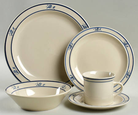 Scandia Blue 5 Piece Place Setting