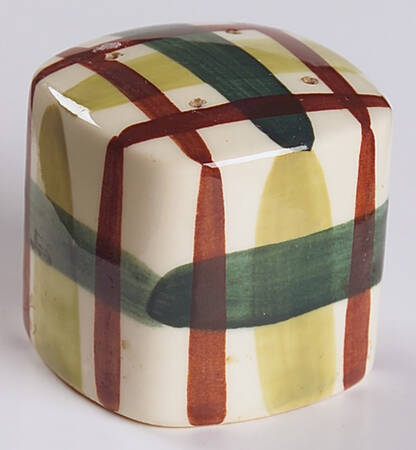 Gay Plaid Pepper Shaker