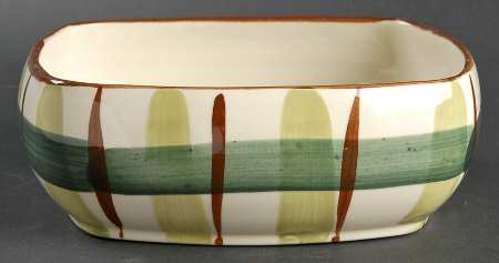 Gay Plaid 8" Round Vegetable Bowl
