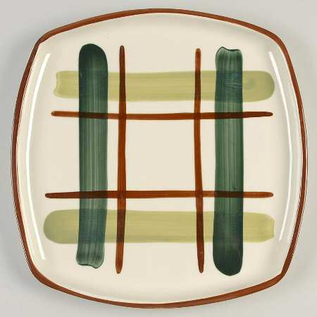 Gay Plaid 12" Chop Plate (Round Platter)
