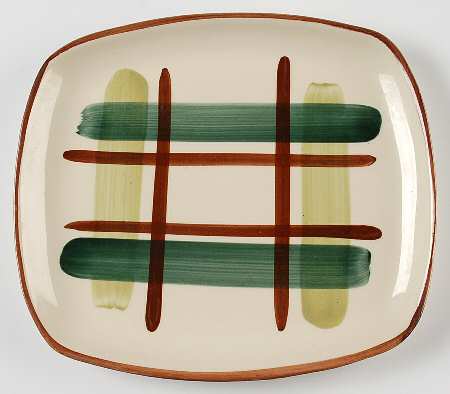 Gay Plaid Rectangular Tray