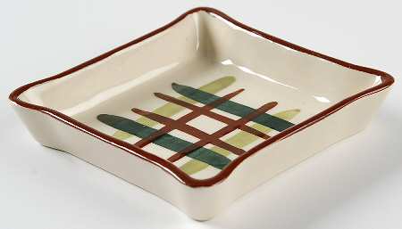Gay Plaid Nut Dish